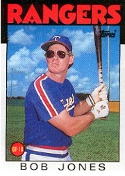 1986 Topps Baseball Cards      142     Bob Jones